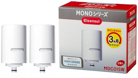 Mitsubishi Rayon Cleansui Cleansui Super High-Grade Material Removal Replacement Cartridge Rayon Series MDC01SW (2 Pieces) (Japan Import) by