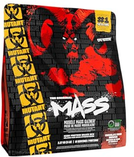 Mutant Mutant Mass (2270g) Chocolate Fudge Brownie - Weight Gainer - Without Creatine