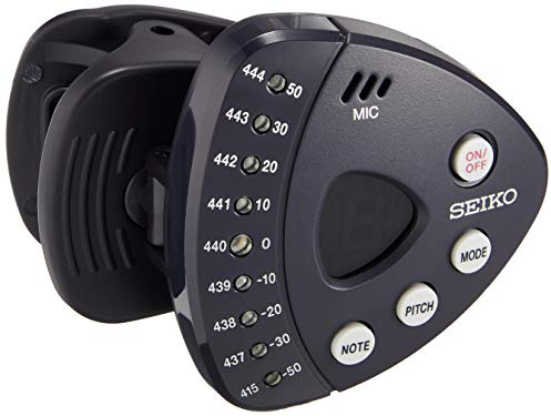 Seiko STX1N Accordeur chromatique à pince Noir
