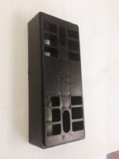 Pack of 3 X Black Gutter Fascia Bracket Spacers 21mm Projection for Most Gutter Systems 0T044b