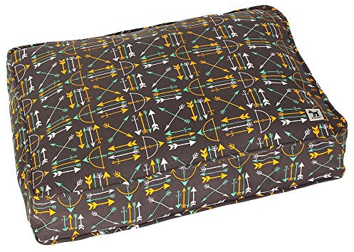 Molly Mutt Bezug für kleine Hundebett, Löwen-Design, Maße: 55,9 x 68,9 x 12,7 cm, 100% Baumwolle, langlebig, atmungsaktiv, nachhaltig, maschinenwaschbar, Hundebettbezug