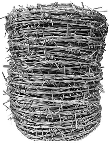 Suregreen Barbed Wire | 100m | Galvanised Steel | Strong 1.6mm wire with 15mm barbs