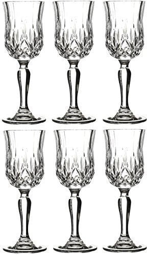 RCR ‘Opera Maison’ Vintage Crystal Sherry Glasses – Port Glasses/Liqueur Glasses/Limoncello Glasses – Ultra-Clear & Durable LUXION© Glass: Dishwasher Safe – Luxury Glassware