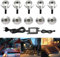 CHNXU 10er Set Mini LED Bodeneinbaustrahler Aussen Ø22mm 0.6W Bodenlampe 7LM IP67 Wasserdicht Terrassenbeleuchtung DC 12V Einbauleuchte für Garten Holzbrücke Pool Holzdeck Gehweg Küche (Warmes Weiß)