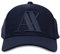 ARMANI EXCHANGE Rubber Logo Ax Cap, Cappellino da Baseball, Uomo, Blu, Taglia unica