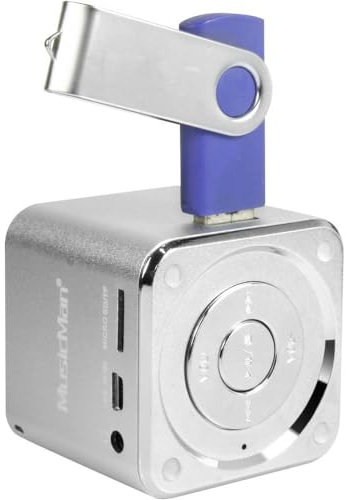 Technaxx Mini Musicman 3 W Tragbare Lautsprecher (1-Wege, 3 W, 150-18000 Hz, 4 Ohm, 10% verkabelt)