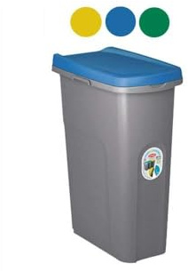 Stefanplast Rubbish Bin, Blue, 15 L