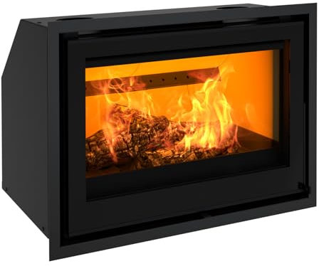 Dovre 01.93506.021 Vista 701I Kamineinsatz mit Gusseisenlamellen im Brennraum/A