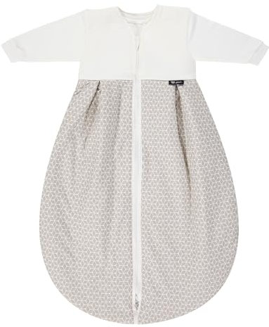 Alvi Kombi-Schlafsack | Ganzjahres Baby-Schlafsack 2-teilig | Innensack mit Ärmel & gefütterter Außensack | Temperaturen von 15 bis 30°C