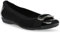 Anne Klein Women's Ulivera Ballet Flat, Black, 3 UK
