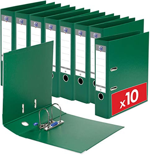Oxford Smart Pro+ Ordner A4 80 mm PP/PP Hellgrün 10er Stück