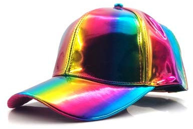 HHF Mützen & Hüte, Luxusmode-Hip-Hop-Hut for Rainbow Farbwechsel-Hut-Kappe Zurück in die Zukunft Prop Bigbang G-Dragon Baseball Cap (Farbe : Rainbow)