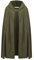 JLTPH Damen Herbst Winter Maxi Lose Umhang mit Kapuze Mantel Poncho Kap Strickpulli Longstrickjacke Trenchcoat Outwear (XL, Armeegrün - kurz)
