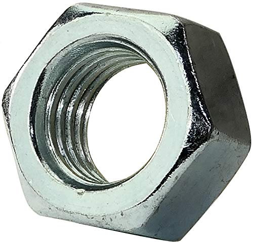 AERZETIX - C45718 - Satz von 50 Sechskantmuttern 6 seiten - metallteile spannen montage - aus verzinktem stahl 8.8 - gewinde M16 metrisch weiblich - heimwerker - DIN 934 - farbe silber