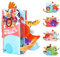 Vicloon Stoffbuch, Babybuch Quiet Book knisterbuch Stoffbuch fühlbuch, Bilderbuch aus Stoff für Baby, Wunderschön Gestaltetes Babyspielzeug, Weiches Knisterbuch für Babys, Baby Spielzeug 0 3 6 Monate