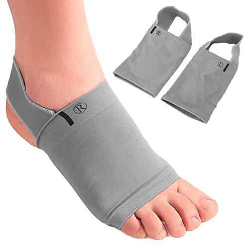 Mangas de Soporte de Arco, Mangas de Soporte de Mangas de Soporte de de Compresión Metatarsiana Profesional Mangas de Pie de Gel Acolchadas para Hombres Y Mujeres