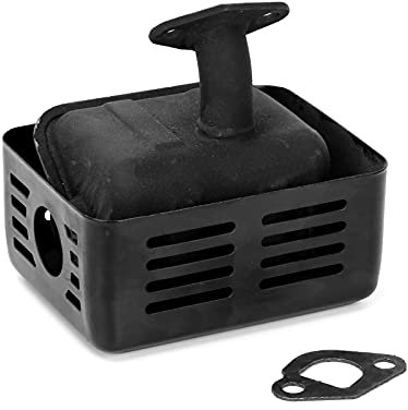 Ruimou marmitta Gruppo di Scarico + Guarnizione di Ricambio per Honda gx160 gx200 generatore, 168/170F Motore a Benzina Parti Set