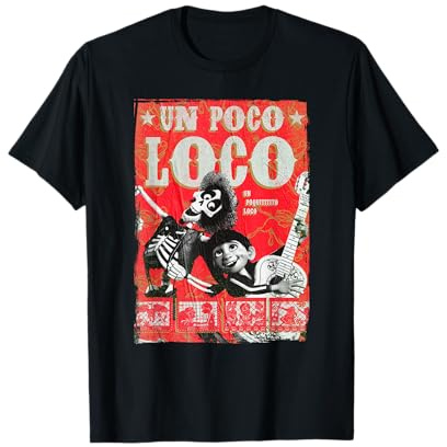 Pixar Coco Hector And Miguel Un Poco Loco Poster T-Shirt