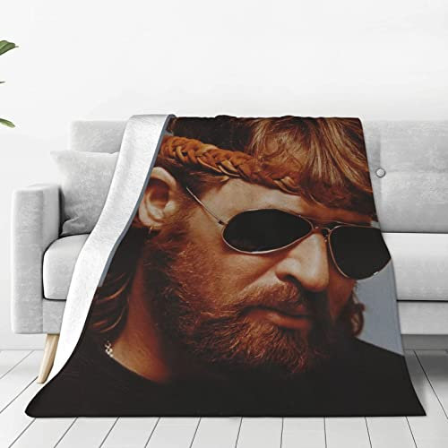 Oudrspo Peter German Maffay Ultraweiche Micro-Fleece-Decke, weiche Flanell-Kuscheldecken für Erwachsene, waschbare, leichte Decke für Couch, Sofa, Bett, Büro, für alle Jahreszeiten