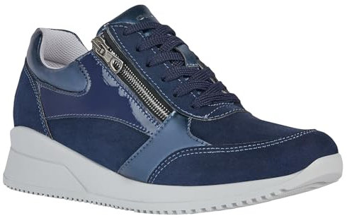 Geox Damen D HALENEY A Platform, Navy, 37 EU