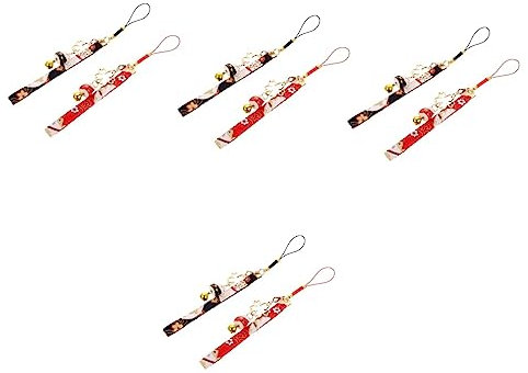 Zerodeko 4sets Telefon Strap Telefon Decor Glocke Telefon Lanyard Telefon Hängen Riemen Für Büro 2 Stücke * 4