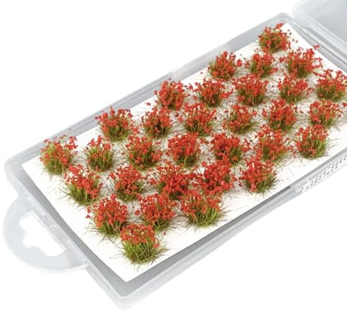 NHPY Modellbau bäume,Modellbau Gras,Diorama Modellbau,Modellbau moos,Puppenhaus Pflanzen,Miniatur Static Grass Tuft Bäume Bush für Mini Garten Dekoration Modelleisenbahn Geländebau