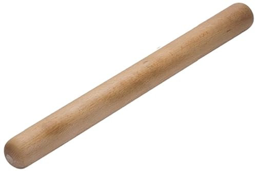 CULIMI Premium Nudelholz Holz - Teigrollerholz Wellholz Ideal für Pizzateig Backwaren - Teigroller Französisches Design - Teigwalze für Küchenprofi