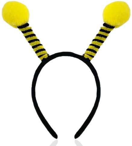 VJUYSW Accessoires de Costume d'abeille, Bandeaux d'antenne d'abeille, Bandeaux de Coccinelle, Serre-Tête Abeille, Antenne d'abeille, Fourmi Bandeau, pour Costumes Diadème Halloween Bandeaux