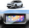 SKTU Navigation Film de protection d'écran compatible avec Peugeot 208 e-208 P21 / 2008 e-2008 P24 2023 2024 résistant aux rayures GPS Navi Film en verre trempé 10 pouces