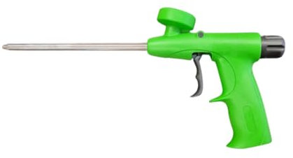 dubaust Schaumpistole Bauschaum Pistole PU Schaum Pistole für Pistolenschaum Montageschaum Bauschaum (Standard Grün, 1)