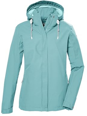 Killtec Damen Funktionsjacke wasserdicht/Outdoorjacke mit abzippbarer Kapuze KOS 61 WMN JCKT, aqua, 36, 42858-000
