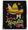 Pinitotee Its Tequila Time Unisex Schwarzer Sportbeutel String Sack