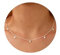 Halora Kette Silber Damen, Cubic Zirkonia Halskette Silber Choker Damen Frauen Schmuck Valentinstag Geschenke für Sie Round Rhinestone Necklace