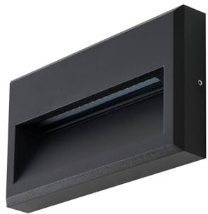 Lucande LED Wandleuchte aussen in schwarz, weiß, Aussenlampe Wand | Außenlampe IP65 Staubdicht und Strahlwassergeschützt, Modern, 3000 K Warmweiß, aus Aluminium für Balkon, Terrasse