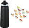 Borraccia per acqua profumata - Borraccia Air profumata - Include 5 pod - Nero - Bottiglia - Senza BPA - Starter Kit (800 ml)