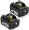 2pcs 5.5Ah Remplacement pour Makita Batterie 18V BL1860B BL1850B BL1850 BL1860 pour Makita 18V Batterie BL1840B BL1840 BL1830B 194205-3 avec Indicateur LED
