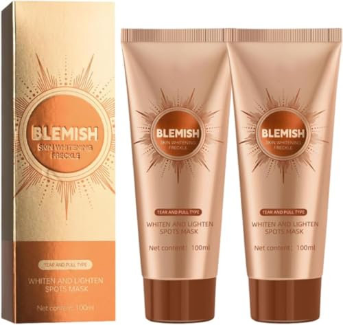 2PCS Parowu Spot Removing Face Mask,Anti-Blemish & Anti-Aging Tear-Off Mask,Suitable For Face And Body Remove Age Spots,Freckles,Sun Spots