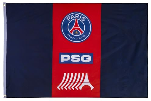 Drapeau PSG - Collection officielle PARIS SAINT GERMAIN - Taille 150 x 100 cm