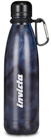 Invicta Borraccia Termica Fantasy, Grigio, Acciaio Inox, Bpa free, 500 ml, Mantenimento temperatura caldo 12h reddo 24h, Accessori, Scuola, Palestra, Ragazza, Ragazzo