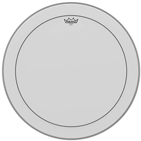 Remo Schlagzeugfell Pinstripe Weiß aufgeraut Bassdrum 24 Zoll PS-1124-00