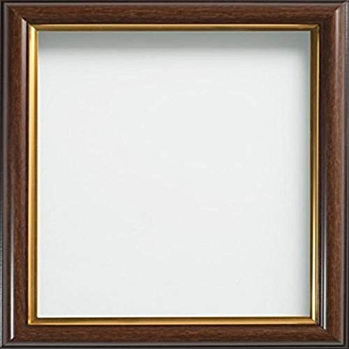 Frame Company Eldridge Mahogany 9x7 Photo Frame with Real Glass | Fits a 9x7 image, Frame size 9x7, Overall approx 11.4x9.4, Real Glass Front