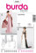 Burda 2493 Schnittmuster KostŸm Fasching Karneval Empire-Kleid (Damen, Gr, 36-48) Level 3 mittel