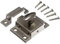 THUMB TURN CUPBOARD DOOR CATCH - LATCH - LOCK CHROME 55 x 40mm