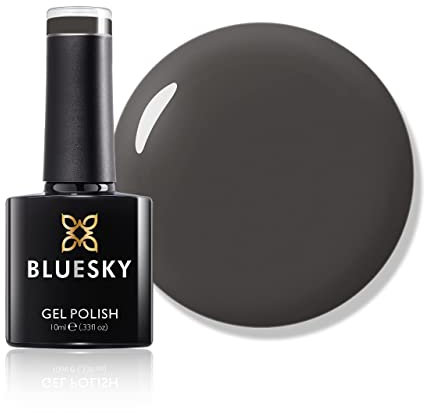 Bluesky Gel Nail Polish, Brown Delight A071, Dark Grey, Long Lasting, Chip Resistant, 10 ml (Requires Drying Under UV LED Lamp)