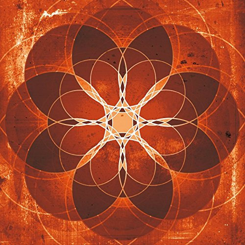 1art1 Mandalas Poster Orange, Energie, Mut, Kreativität, Intuition Und Transformation Bilder Leinwand-Bild Auf Keilrahmen | XXL-Wandbild Poster Kunstdruck Als Leinwandbild 70x70 cm