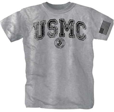 Marine Corps USMC Shirt T-Shirt grau L