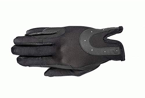 USG 11310035-233-304 GOOD LUCK Reithandschuhe, Schwarz/Schwarz, M