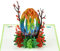 CUTPOPUP Happy Easter with egg - 3D Card, Easter Card, Easter Greeting Card, 3D Easter Cards, Religious Easter Cards, Easter Bunny Card, 3-D Easter Cards, Pop Up Greeting Cards IT