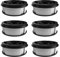 6x Ersatzfadenspule Doppelfadenspule Fadenspule Spule kompatibel mit Rasentrimmermodellen von Gardenline GLR GLT Einhell RTV King Craft KCR Top Craft TCR