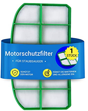 VIOKS Motorschutzfilter Staubsauger Filter 160x95x5mm für Staubsauger Vоrwerk Kobold VK200-VK220 / Vоrwerk Staubsauger Zubehör & Vоrwerk Ersatzteile